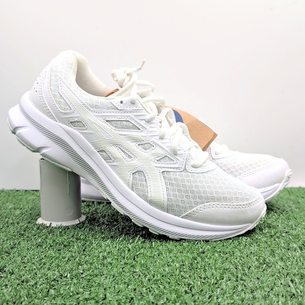 Asics Jolt 3 Shoes Mens 5.5 Medium Triple White Road Running Athletic Sneakers